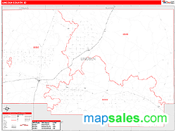 Lincoln County, ID Wall Map