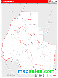 Washington County, ID Wall Map