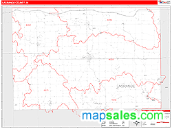 Lagrange County, IN Wall Map