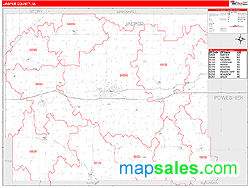 Jasper County, IA Wall Map