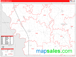 Monona County, IA Wall Map