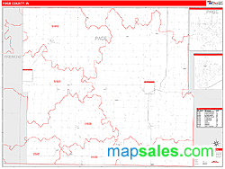 Page County, IA Zip Code Wall Map