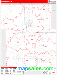 Webster County, IA Wall Map