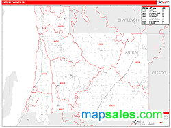 Antrim County, MI Wall Map