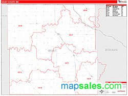 Grant County, MN Wall Map