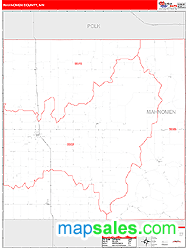 Mahnomen County, MN Zip Code Wall Map