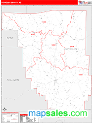 Reynolds County, MO Wall Map