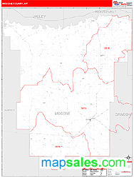 McCone County, MT Wall Map
