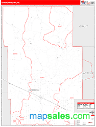 Garden County, NE Wall Map