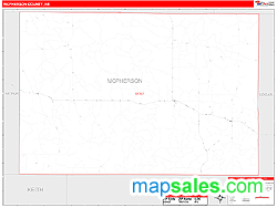 McPherson County, NE Zip Code Wall Map