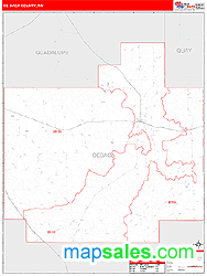 DeBaca County, NM Zip Code Wall Map