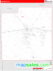 Luna County, NM Zip Code Wall Map