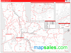 Broome County, NY Zip Code Wall Map