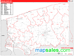 Niagara County, NY Wall Map