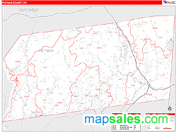 Putnam County, NY Wall Map