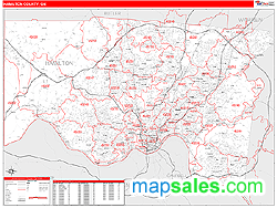 Hamilton County, OH Wall Map