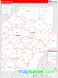 Venango County, PA Wall Map