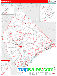 Horry County, SC Wall Map