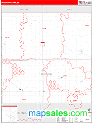 McCook County, SD Zip Code Wall Map