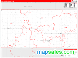 McPherson County, SD Zip Code Wall Map