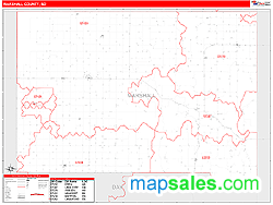 Marshall County, SD Wall Map