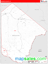 Brewster County, TX Wall Map