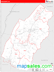 Page County, VA Wall Map