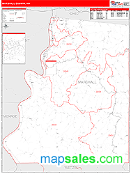 Marshall County, WV Wall Map