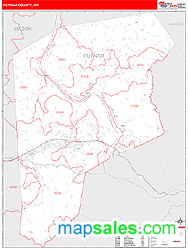 Putnam County, WV Wall Map