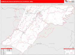 Cumberland Metro Area Wall Map