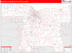 Rochester Metro Area Wall Map