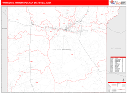 Farmington Metro Area Wall Map