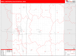 Ames Metro Area Wall Map