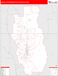 Logan Metro Area Wall Map