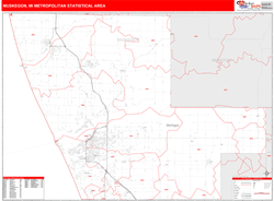 Muskegon Metro Area Wall Map