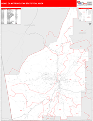 Wasatch Front Metro Area Wall Map