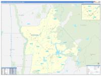Chico Metro Area Wall Map