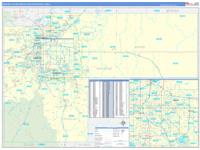Denver Metro Area Wall Map