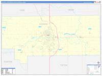 Kokomo Metro Area Wall Map