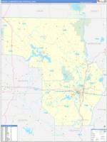 Monroe Metro Area Wall Map