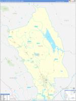 Napa Metro Area Wall Map