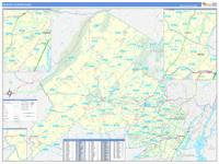 Newark Metro Area Wall Map
