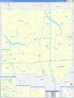 Sharon Metro Area Wall Map