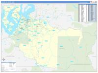 Tacoma Metro Area Wall Map
