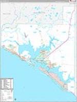 Bay County, FL Wall Map