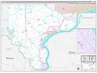 Lee County, IA Wall Map
