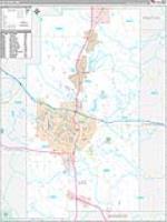 Lee County, MS Wall Map
