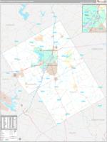 Waco Metro Area Wall Map