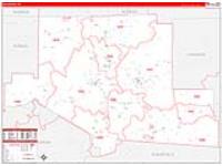 Elk County, PA Wall Map Zip Code