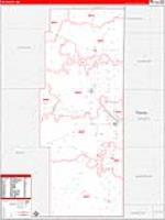 Lea County, NM Wall Map